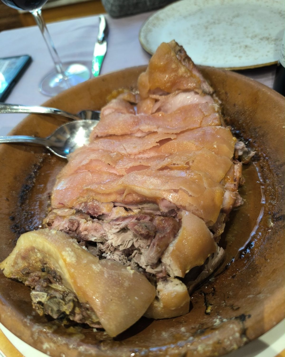 Asado de horno en cazuela de barro